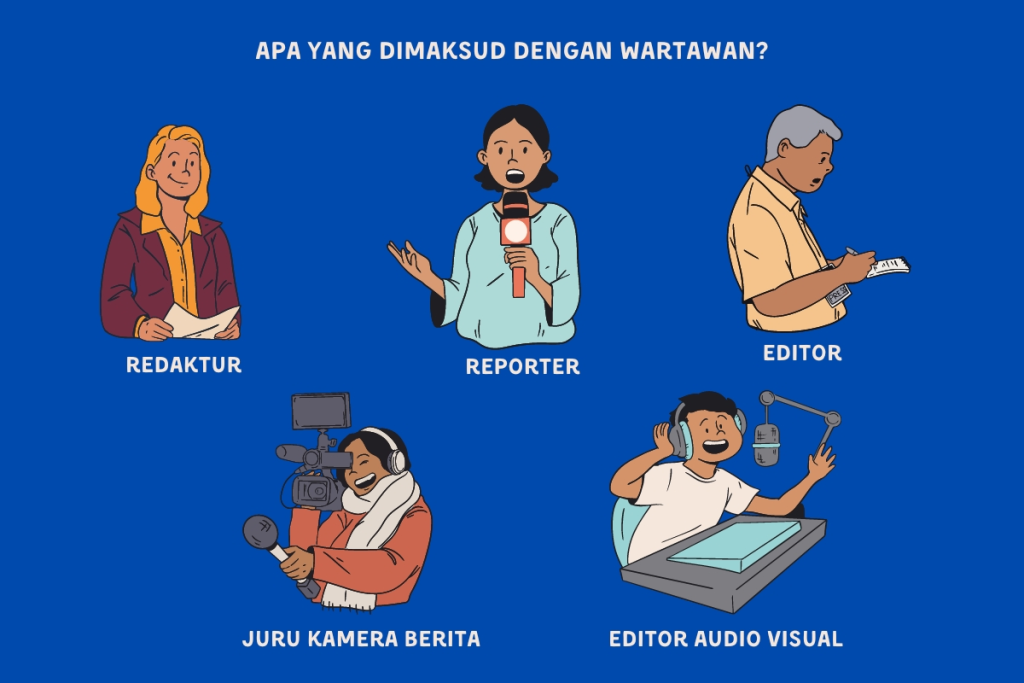 iLUSTRASI PROFESI WARTAWAN